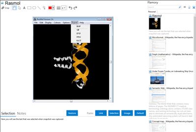 Rasmol - Flamory bookmarks and screenshots
