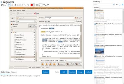 regexxer - Flamory bookmarks and screenshots