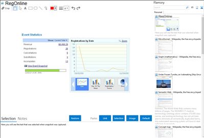 RegOnline - Flamory bookmarks and screenshots