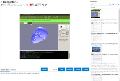 ReplicatorG - Flamory bookmarks and screenshots