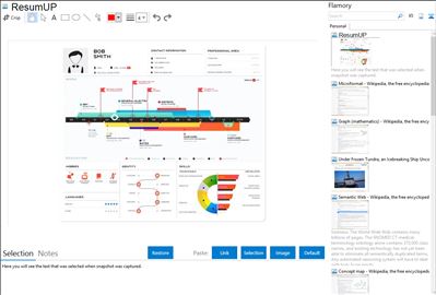 ResumUP - Flamory bookmarks and screenshots