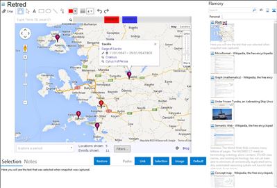 Retred - Flamory bookmarks and screenshots