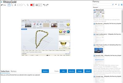 RhinoGold - Flamory bookmarks and screenshots