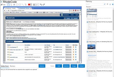 RhodeCode - Flamory bookmarks and screenshots