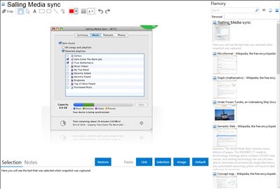 Salling Media sync - Flamory bookmarks and screenshots