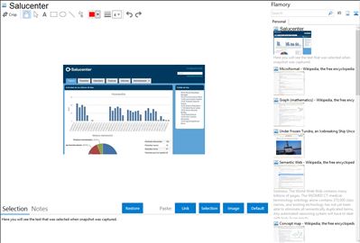 Salucenter - Flamory bookmarks and screenshots