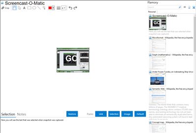 Screencast-O-Matic - Flamory bookmarks and screenshots
