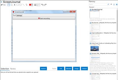ScreenJournal - Flamory bookmarks and screenshots