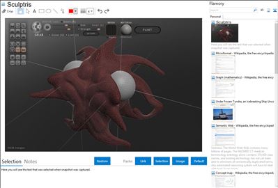 Sculptris - Flamory bookmarks and screenshots