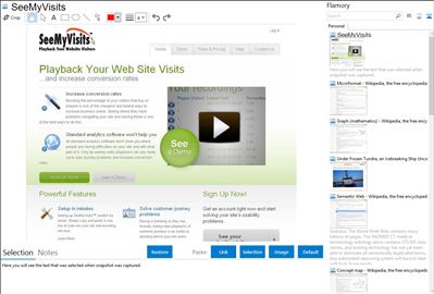 SeeMyVisits - Flamory bookmarks and screenshots