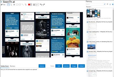 SeenTh.at - Flamory bookmarks and screenshots
