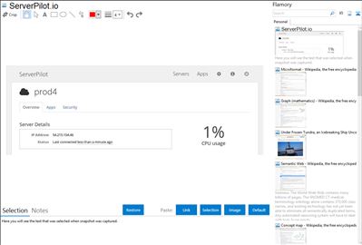 ServerPilot.io - Flamory bookmarks and screenshots
