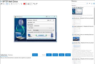 SFTP Net Drive - Flamory bookmarks and screenshots