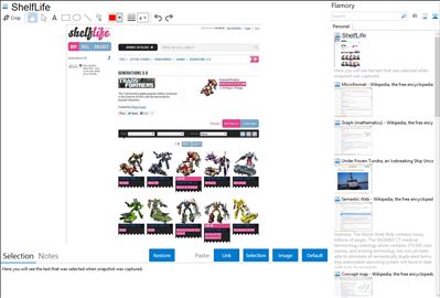 ShelfLife - Flamory bookmarks and screenshots