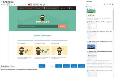 Shorte.st - Flamory bookmarks and screenshots