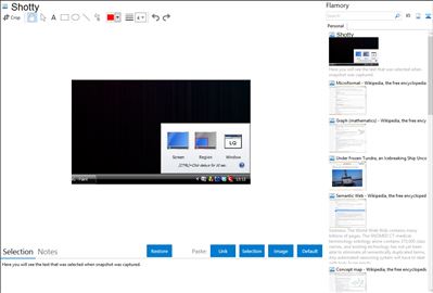 Shotty - Flamory bookmarks and screenshots