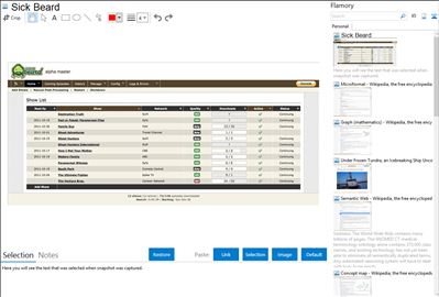 Sick Beard - Flamory bookmarks and screenshots