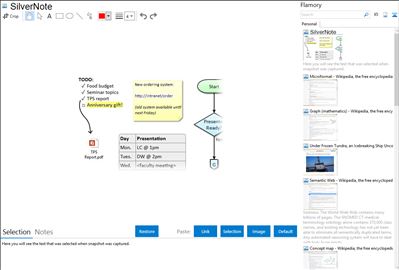 SilverNote - Flamory bookmarks and screenshots