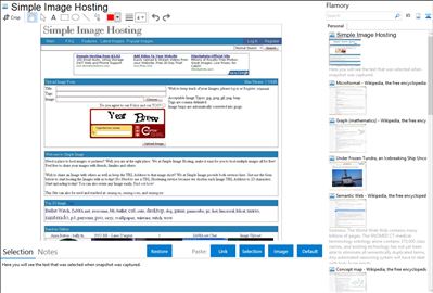 Simple Image Hosting - Flamory bookmarks and screenshots