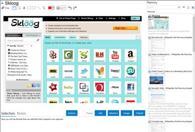 Skloog - Flamory bookmarks and screenshots