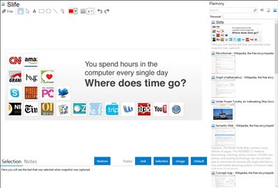 Slife - Flamory bookmarks and screenshots