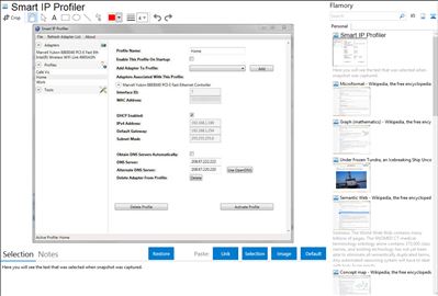 Smart IP Profiler - Flamory bookmarks and screenshots