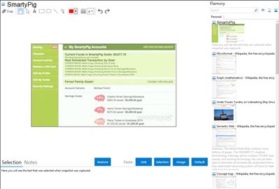 SmartyPig - Flamory bookmarks and screenshots
