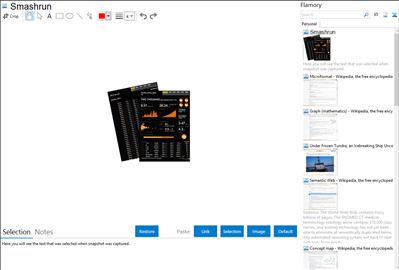 Smashrun - Flamory bookmarks and screenshots