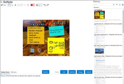SoNote - Flamory bookmarks and screenshots