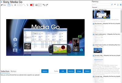 Sony Media Go - Flamory bookmarks and screenshots