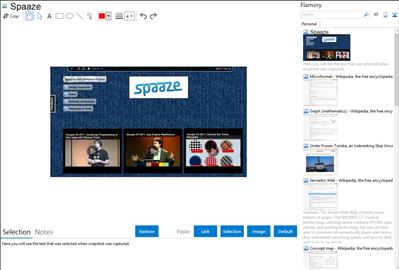 Spaaze - Flamory bookmarks and screenshots