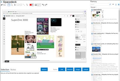 Spacedeck - Flamory bookmarks and screenshots