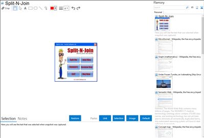 Split-N-Join - Flamory bookmarks and screenshots