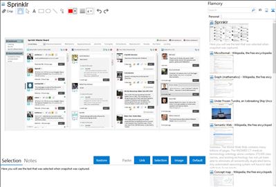 Sprinklr - Flamory bookmarks and screenshots
