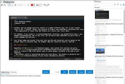 Statamic - Flamory bookmarks and screenshots