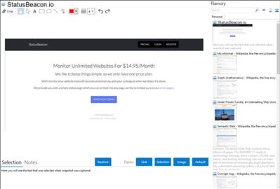 StatusBeacon.io - Flamory bookmarks and screenshots