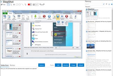 StepShot - Flamory bookmarks and screenshots