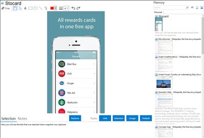Stocard - Flamory bookmarks and screenshots