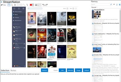 StreamNation - Flamory bookmarks and screenshots