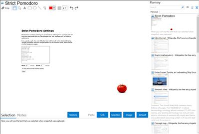 Strict Pomodoro - Flamory bookmarks and screenshots