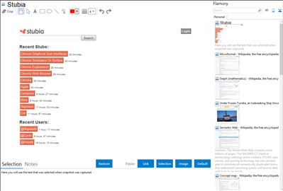 Stubia - Flamory bookmarks and screenshots