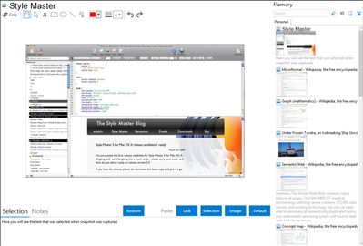 Style Master - Flamory bookmarks and screenshots