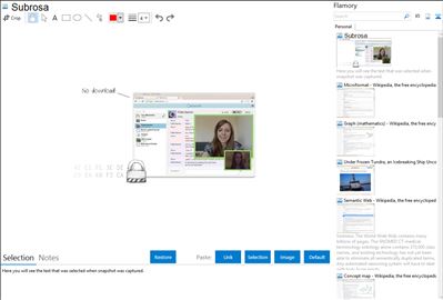Subrosa - Flamory bookmarks and screenshots