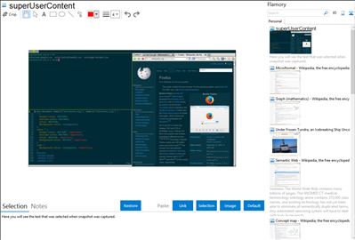 superUserContent - Flamory bookmarks and screenshots