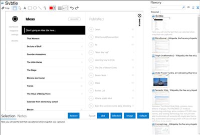Svbtle - Flamory bookmarks and screenshots