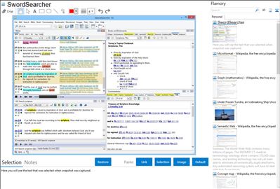 SwordSearcher - Flamory bookmarks and screenshots