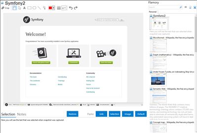 Symfony2 - Flamory bookmarks and screenshots