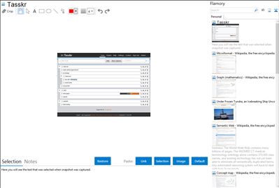 Tasskr - Flamory bookmarks and screenshots