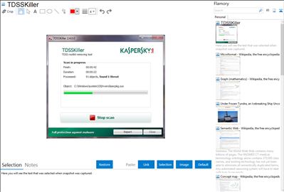 TDSSKiller - Flamory bookmarks and screenshots