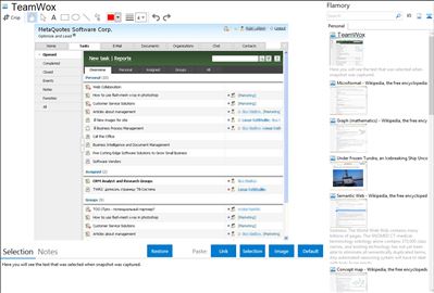 TeamWox - Flamory bookmarks and screenshots